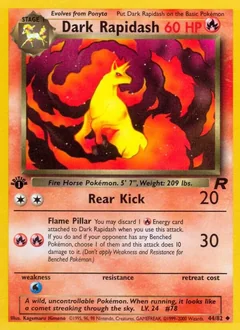 Dark Rapidash (1st Edition)