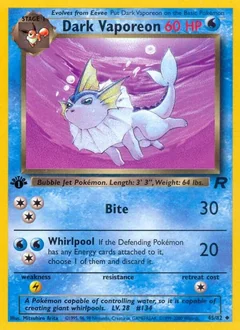 Dark Vaporeon (1st Edition)