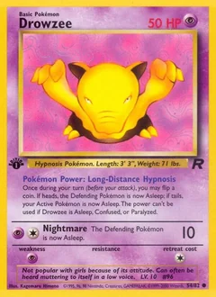 Drowzee (1st Edition)