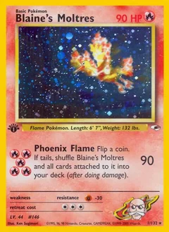 Blaine's Moltres (1st Edition)