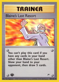 Blaine's Last Resort (1st Edition)