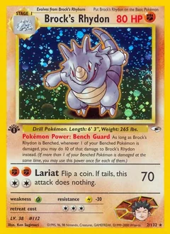 Brock's Rhydon (1st Edition)