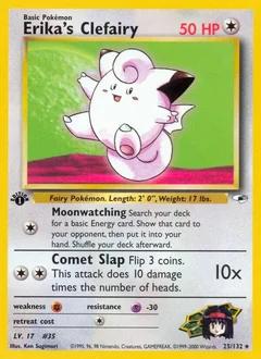 Erika's Clefairy (1st Edition)
