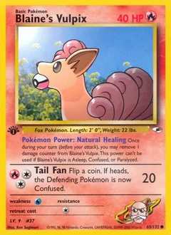 Blaine's Vulpix (1st Edition)
