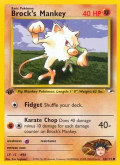 Brock's Mankey (1st Edition)