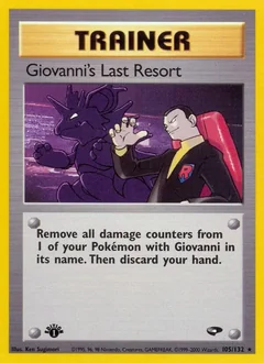 Giovanni's Last Resort (1st Edition)