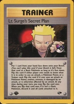 Lt. Surge's Secret Plan (1st Edition)