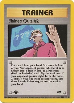 Blaine's Quiz #2 (1st Edition)
