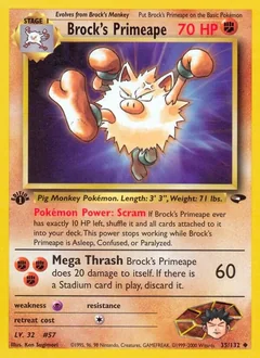 Brock's Primeape (1st Edition)