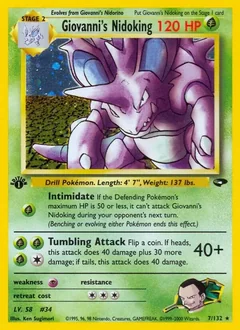 Giovanni's Nidoking (1st Edition)