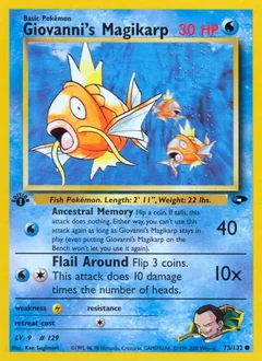 Giovanni's Magikarp (1st Edition)