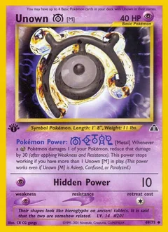 Unown [M] (1st Edition)