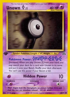 Unown [I] (1st Edition)