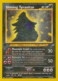 Shining Tyranitar (1st Edition)