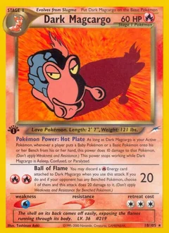 Dark Magcargo (1st Edition)