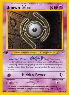 Unown [H] (1st Edition)