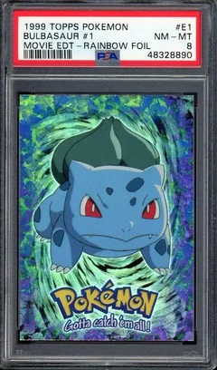 Bulbasaur Rainbow Foil E1