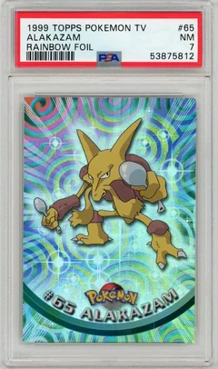 Alakazam Rainbow Foil 65