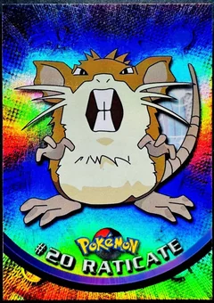 Raticate Rainbow Foil 20