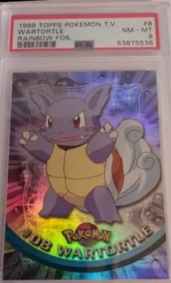 Wartortle Rainbow Foil 8