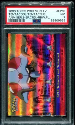 Tentacool And Tentacruel Rainbow Foil Ep18