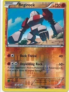 Regirock Reverse Holo 40