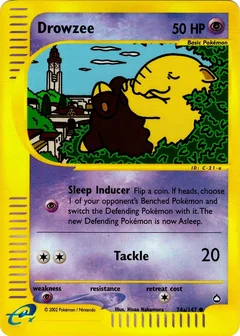 Drowzee Reverse Holo 74