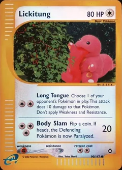 Lickitung Reverse Holo 90