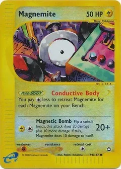 Magnemite Reverse Holo 91