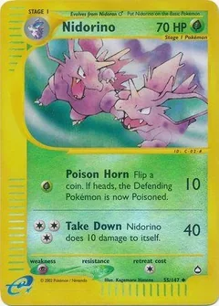 Nidorino Reverse Holo 55