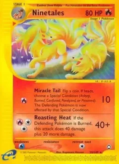 Ninetales Reverse Holo 25