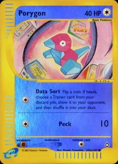 Porygon Reverse Holo 103A