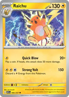 Raichu Energy 56
