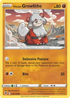 Hisuian Growlithe 70
