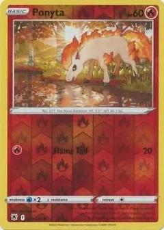 Ponyta Reverse Holo 21