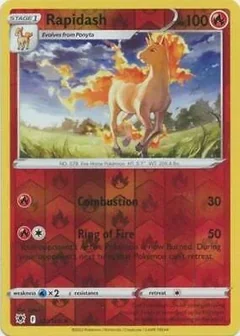 Rapidash Reverse Holo 22