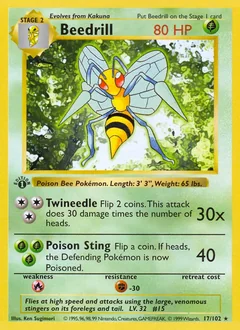 Beedrill Shadowless 17