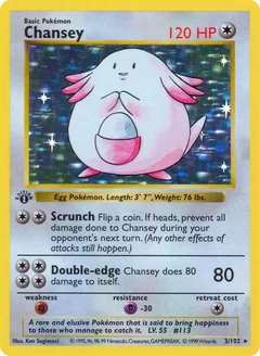 Chansey 1St Edition 3