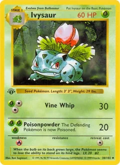 Ivysaur 1St Edition 30