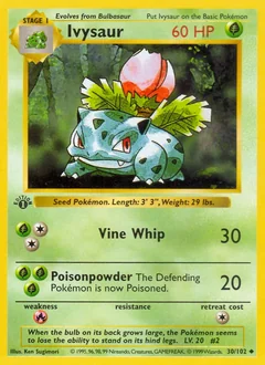 Ivysaur Shadowless 30