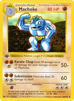 Machoke 1St Edition 34