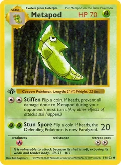 Metapod 1St Edition 54