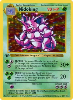 Nidoking 1St Edition 11