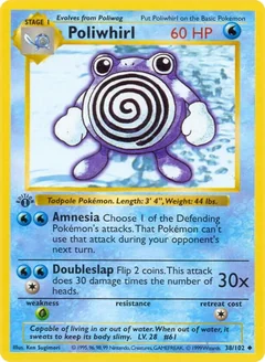 Poliwhirl 1St Edition 38