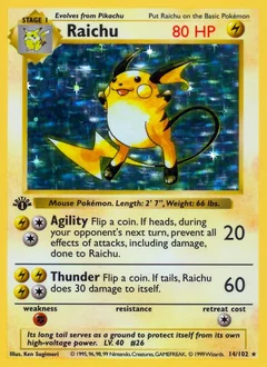 Raichu 1St Edition 14