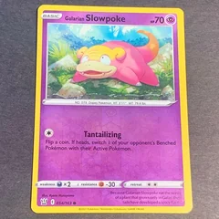 Galarian Slowpoke Reverse Holo 54