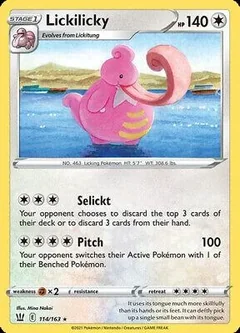 Lickilicky Reverse Holo 114