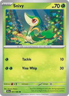 Snivy Poster Holo 1