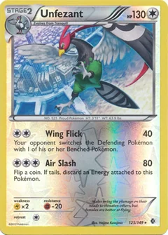 Unfezant Reverse Holo 125