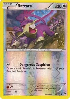 Rattata Reverse Holo 87